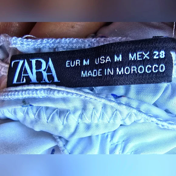 Zara White Floral Tank Top - Picture 7 of 9